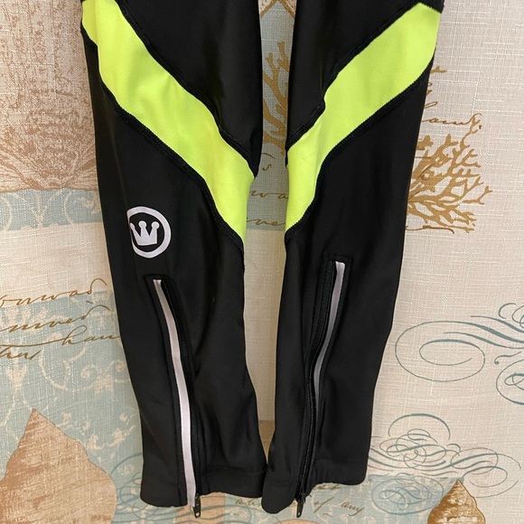 Canari Womens Biking Athletic Refelctive Padded Cycling Shorts Black Comfort Med - Picture 8 of 13